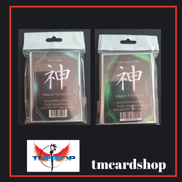 Kami Sleeve Protector ซองคลุมสลีฟ หน้าใส-หลังด้าน (50 ซอง) ซองคลุมเทพ คุณภาพดีราคาไม่แพง