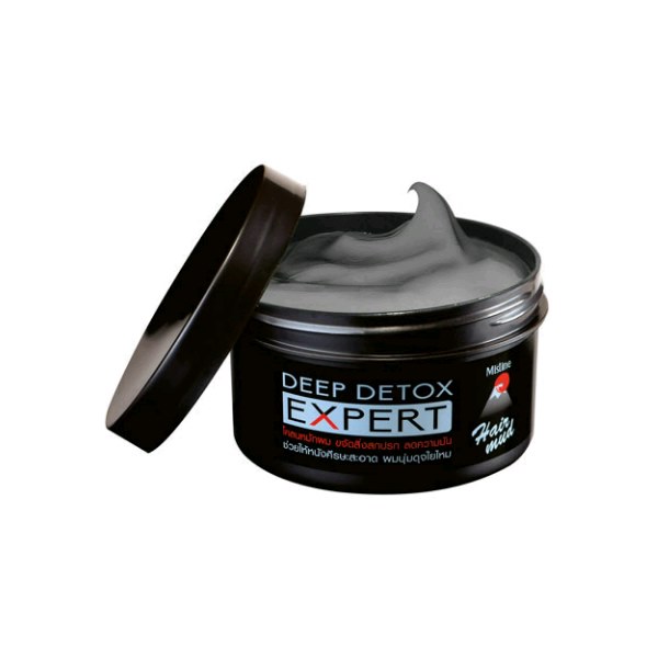 Mistine DEEP DETOX EXPERT Hair Mud มิสทีน ดีฟ ดีท็อกซ์ เอ็กซ์เปิร์ต แฮร์ มัด ผลิตภัณฑ์โคลนหมักผม เพื่อการบำรุงและขจัดสิ่งสกปรกบนเส้นผมในหนึ่งเดียว ด้วยคุณสมบัติของ Tanakura Clay โคลนภูเขาไฟจากประเทศญี่ปุ่น