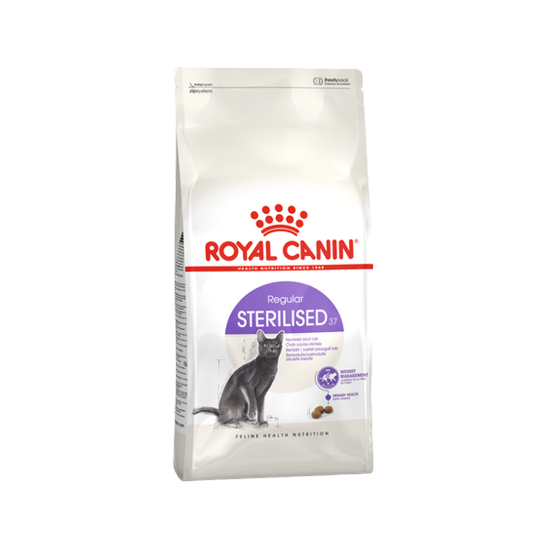 Royal Canin Sterilised โรยัล คานิน อาหารเม็ดแมวโต ทำหมัน 2kg.