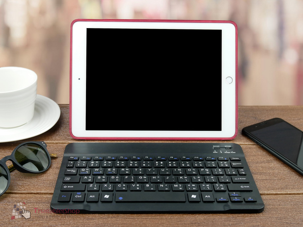 คีย์บอร์ดบลูทูธ Bluetooth สำหรับ แท็บเล็ต โทรศัพท์ แป้นพิมพ์ภาษาไทย !!พร้อมส่ง