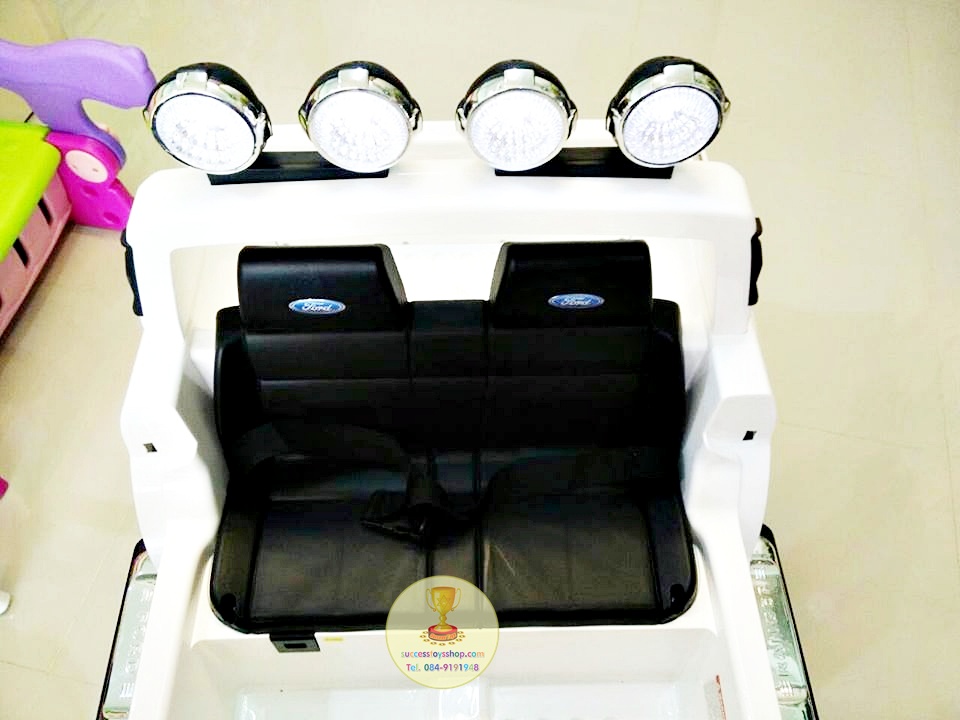 DK3646OR รถแบตเตอรี่ รถกระบะฟอร์ด FORD RANGER 2มอเตอร์ แบต 12V มีโช๊ค มี5สี แดง ขาว ดำ ส้ม ชมพู
