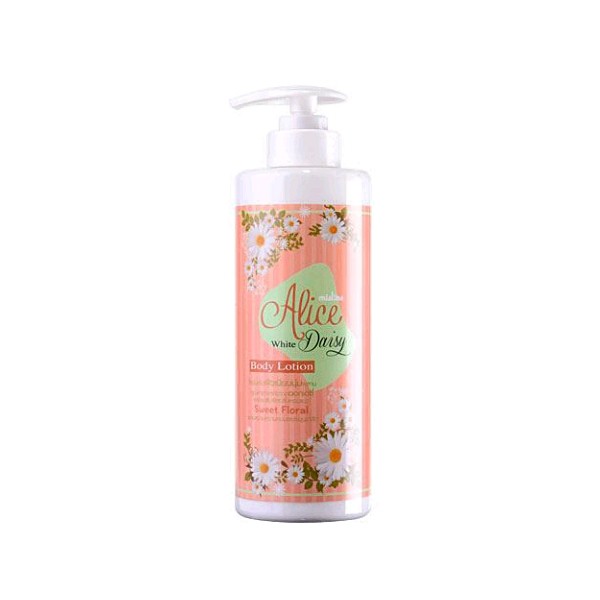 Mistine Alice Body Lotion โลชั่นผิวหอม มิสทิน อลิส เปลี่ยนวันธรรมดาให้เป็นวันที่สดใส มี 2 กลิ่น ดอกเดซี่ และกุหลาบอังกฤษ