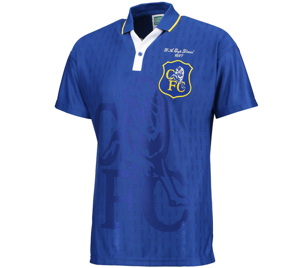 เสื้อย้อนยุคเชลซี 1997 FA Cup Final ของแท้