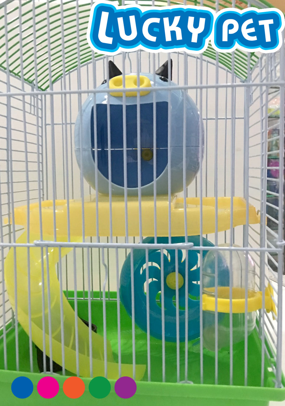 กรงแฮมเตอร์ Shobi Moo2 ขนาด กว้าง16 ยาว21 สูง31 ซม.