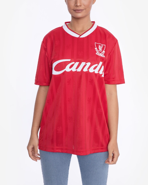 เสื้อลิเวอร์พูลย้อนยุค Retro 89 Red Home ของแท้