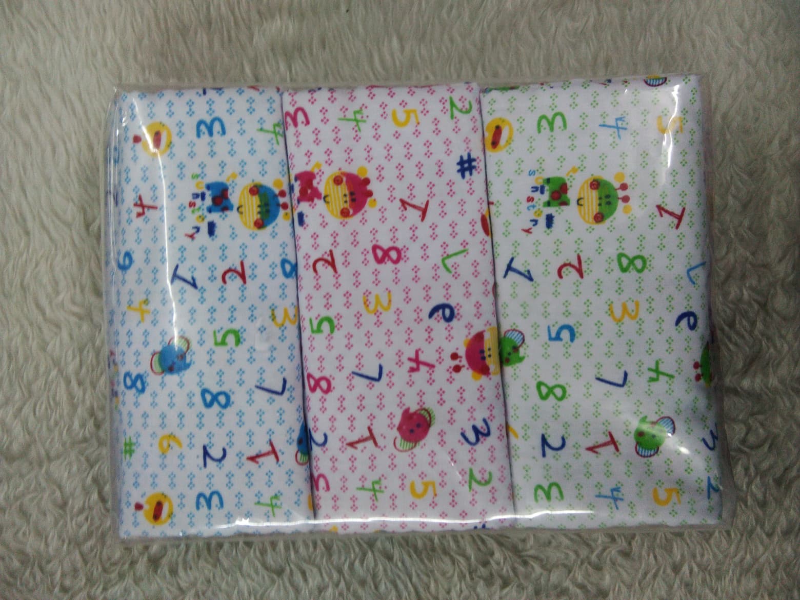 ผ้าอ้อมสาลูขนาด 35*35