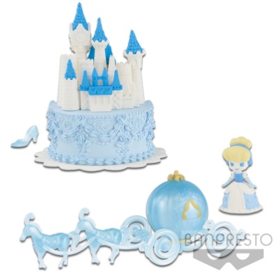 Disney Patisserie au Sucre - Cinderella - ชุดปราสาทและรองเท้าแก้ว