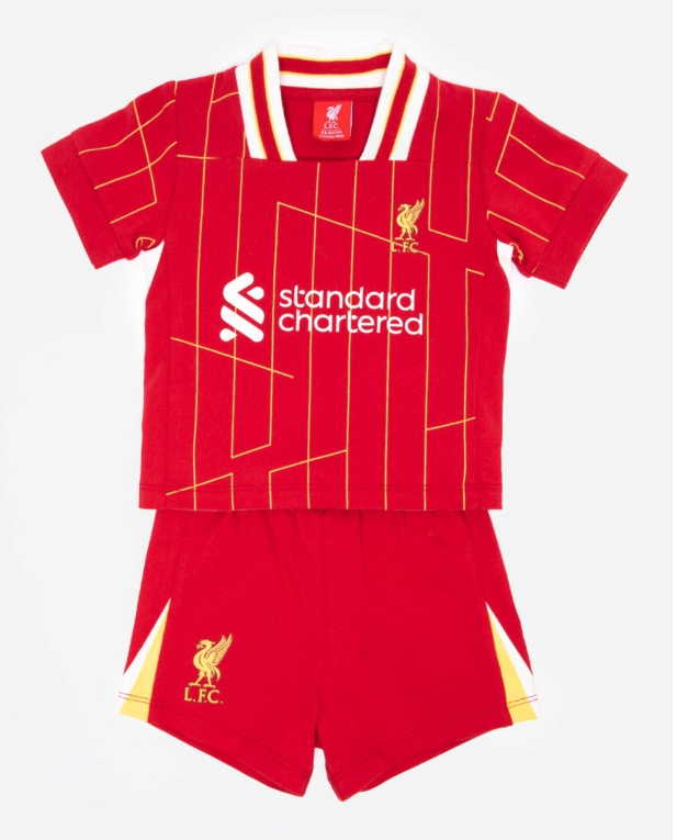 เสื้อเด็กลิเวอร์พูล Baby 24/25 Home PJs ของแท้