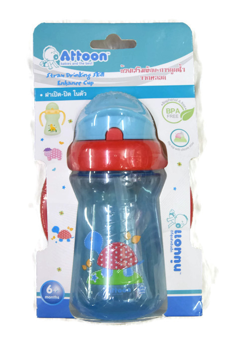 ถ้วยเสริมทักษะการดูดน้ำจากหลอด Attoon