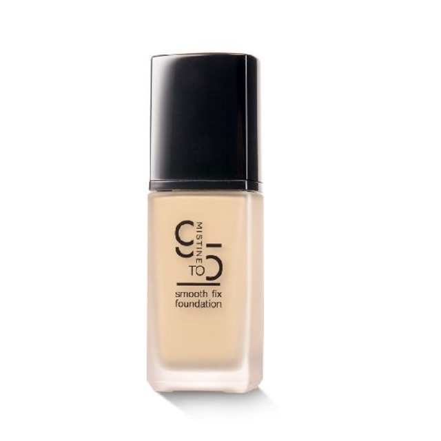 Mistine 9 to 5 Smooth Fix Foundation ฟิกซ์หน้าเด้ง เนียน ไม่หมอง ด้วยรองพื้นคุมมันทั้งวัน ไม่มีเยิ้ม มิสทีน ไนน์ ทู ไฟว์ สมูท ฟิกซ์ ฟาวเดชั่น