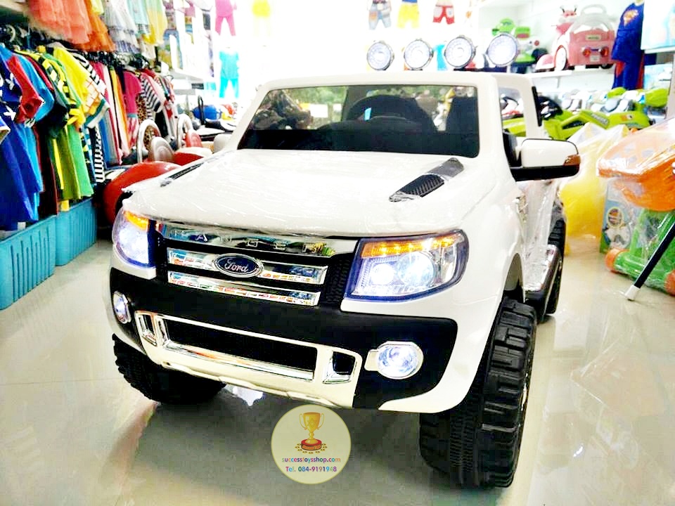DK3646OR รถแบตเตอรี่ รถกระบะฟอร์ด FORD RANGER 2มอเตอร์ แบต 12V มีโช๊ค มี5สี แดง ขาว ดำ ส้ม ชมพู