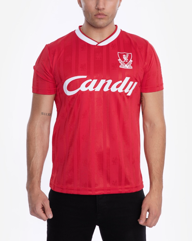 เสื้อลิเวอร์พูลย้อนยุค Retro 89 Red Home ของแท้