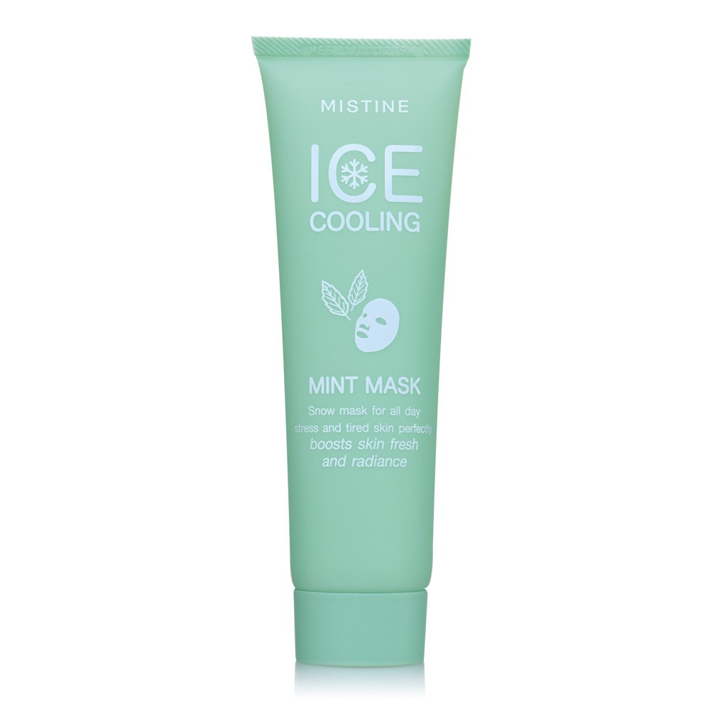 Mistine ICE Cooling Mint Mask มาส์กเกล็ดหิมะ มิสทิน ไอซ์ คูลลิ่ง มิ้นต์