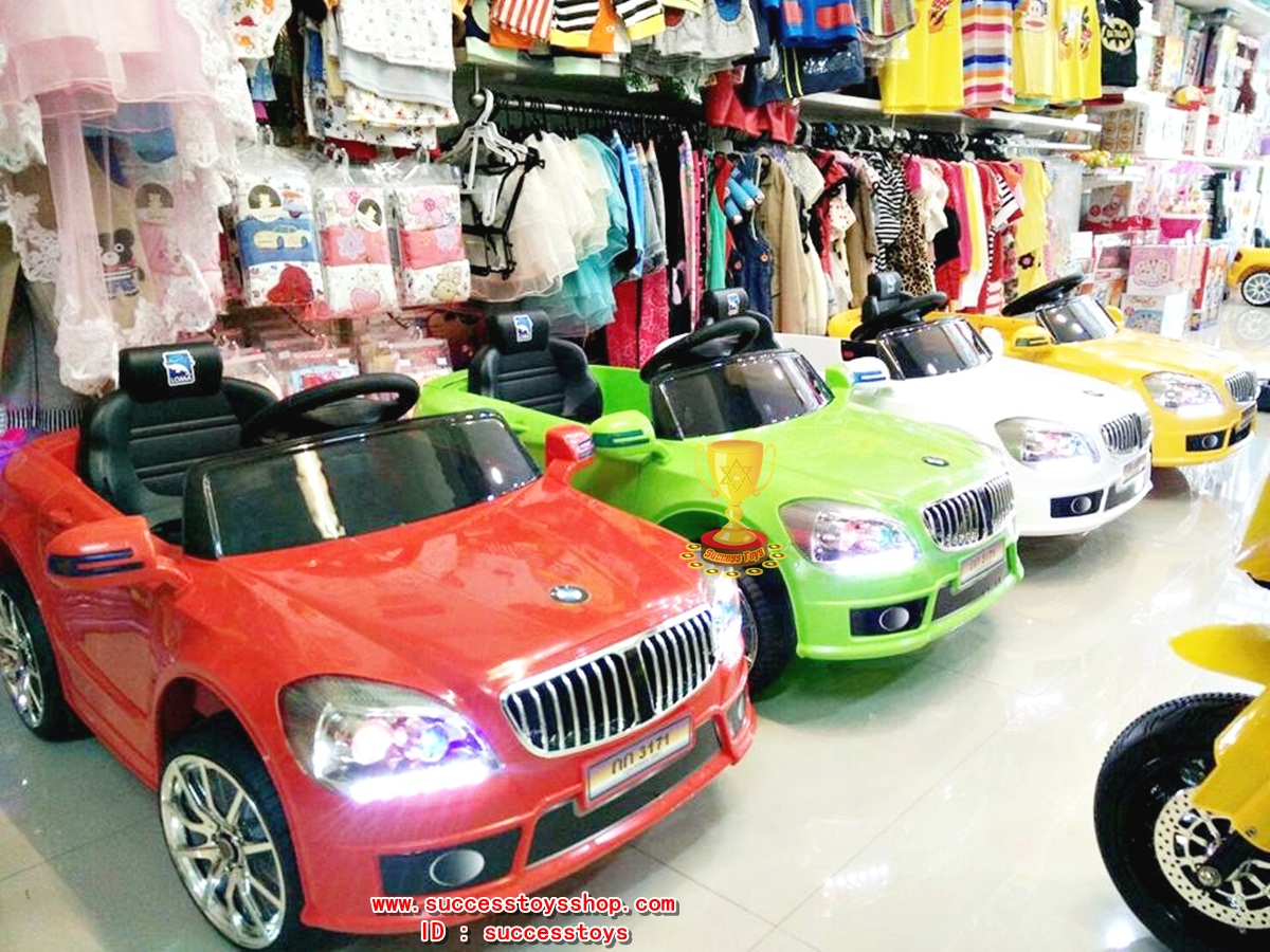 BJ3171G รถแบตเตอรี่เด็กนั่งไฟฟ้า ยี่ห้อ BMW (2มอเตอรฺ์) สีเขียว