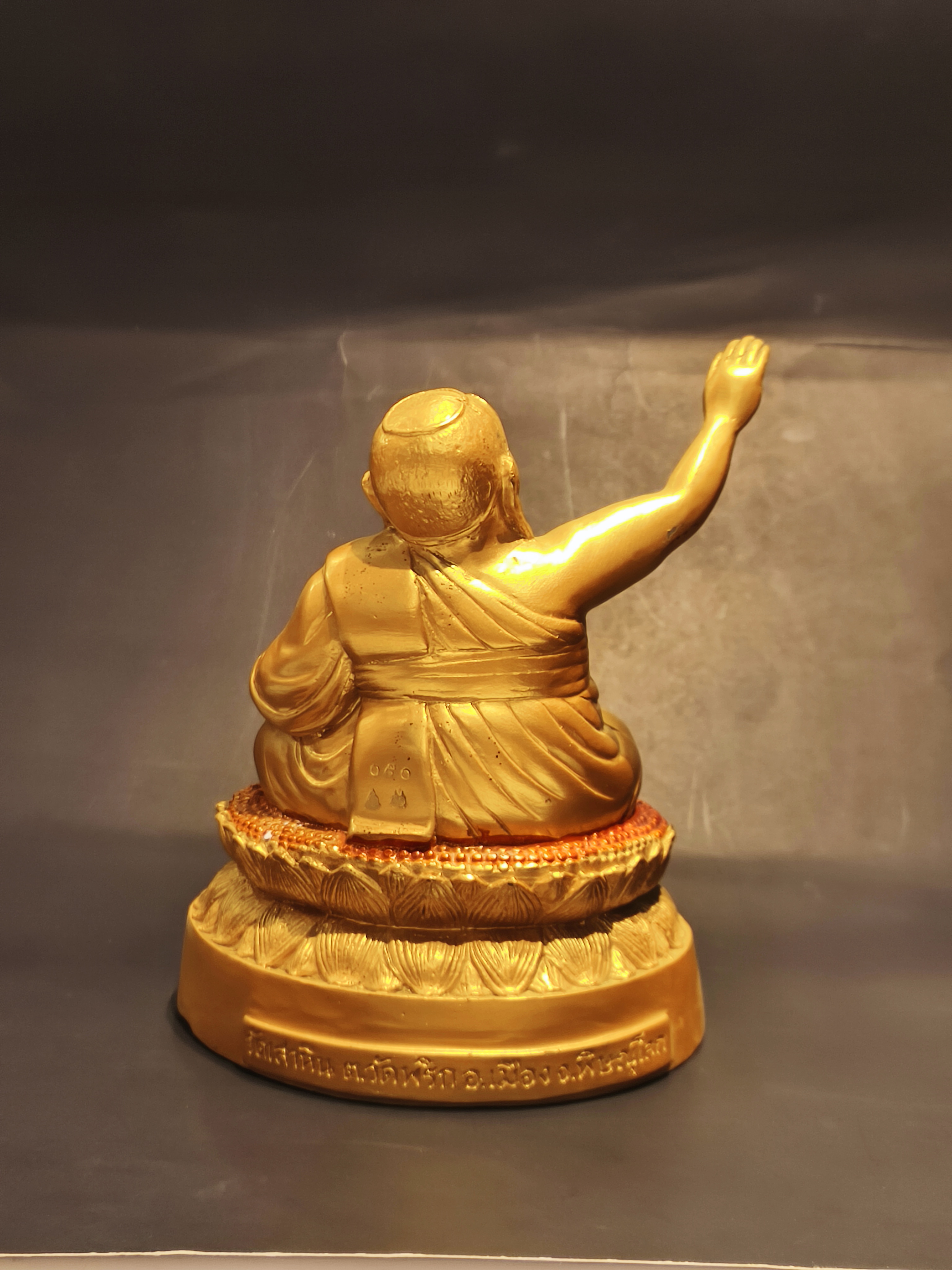 มหาสังกัจจายน์กวักทรัพย์ หน้าตัก 5 นิ้ว (เนื้อทองเหลือง)