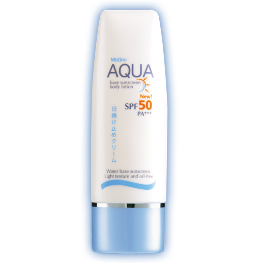 *พร้อมส่ง* AQUA base sunscreen body lotion SPF50 PA+++ กันแดดสูตรน้ำสำหรับผิวกาย แห้งสบายไม่เหนียวเหนอะหนะ