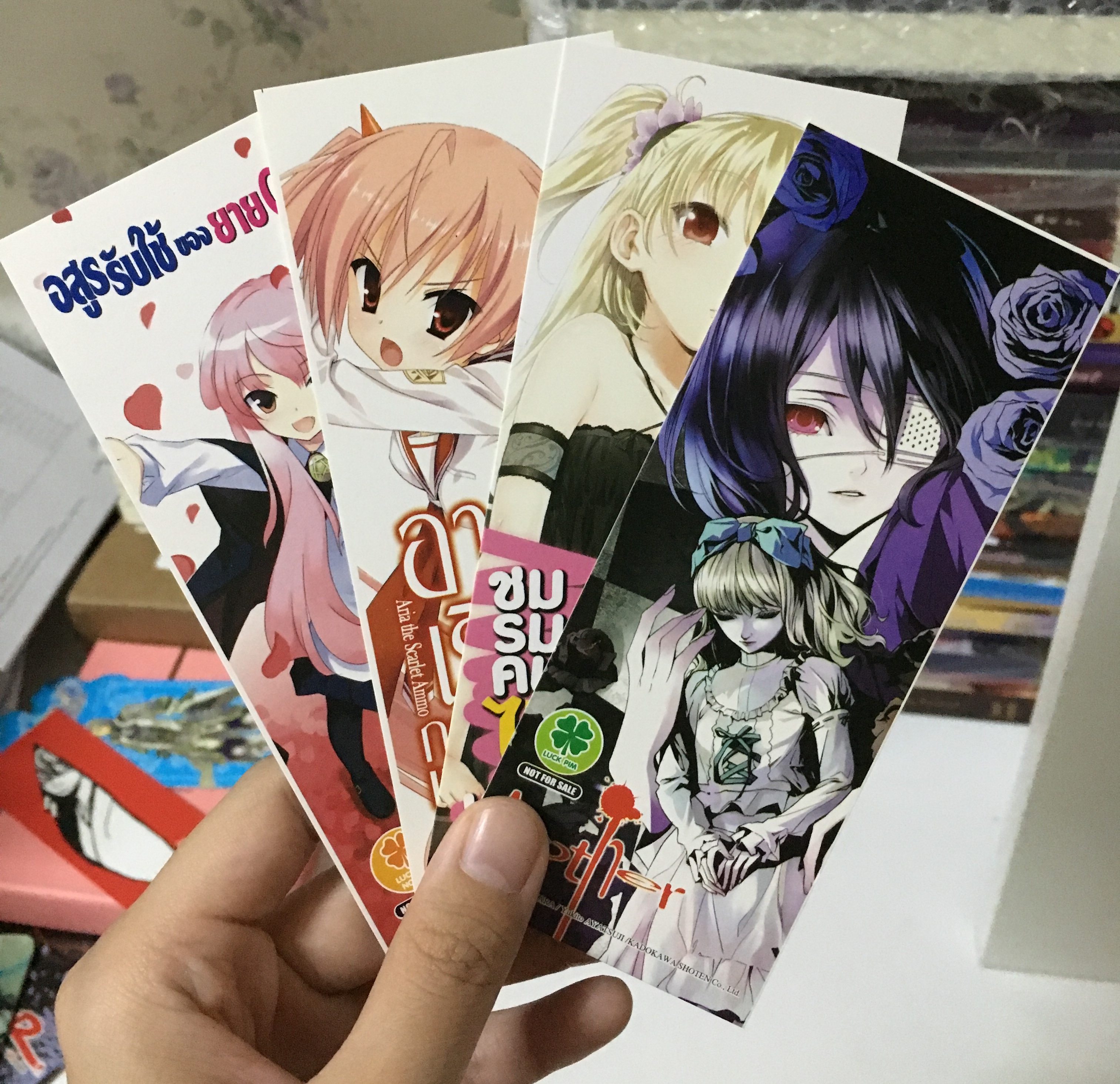 ที่คั่นหนังสือ Luckpim 4 แผ่น