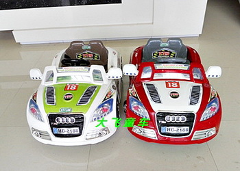 รถแบตเตอรี่เด็กนั่ง รุ่น LN2188 2 ที่นั่ง มี 2 สี เขียว แดง