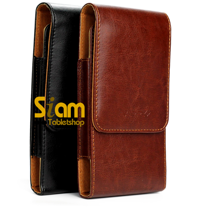 - ซองหนังคาดเอวขนาด แนวตั้ง สำหรับมือทุกรุ่น