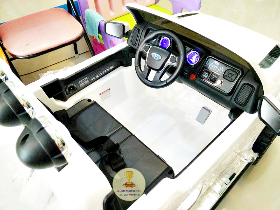 DK3646OR รถแบตเตอรี่ รถกระบะฟอร์ด FORD RANGER 2มอเตอร์ แบต 12V มีโช๊ค มี5สี แดง ขาว ดำ ส้ม ชมพู