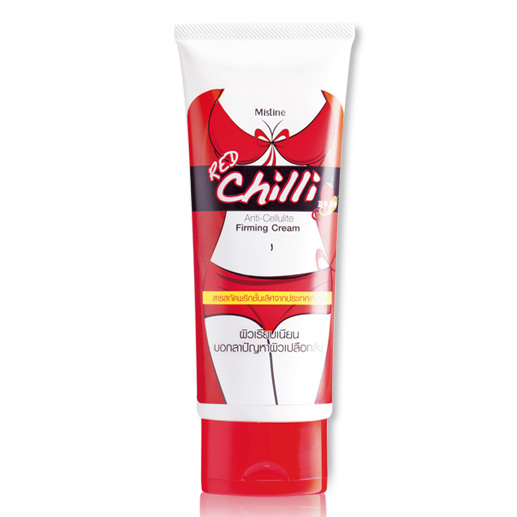 Mistine RED Chilli Anti-Cellulite Firming Cream ครีมสลายผิวเปลือกส้ม สูตรพริกชั้นเลิศ เรด ชิลลี่