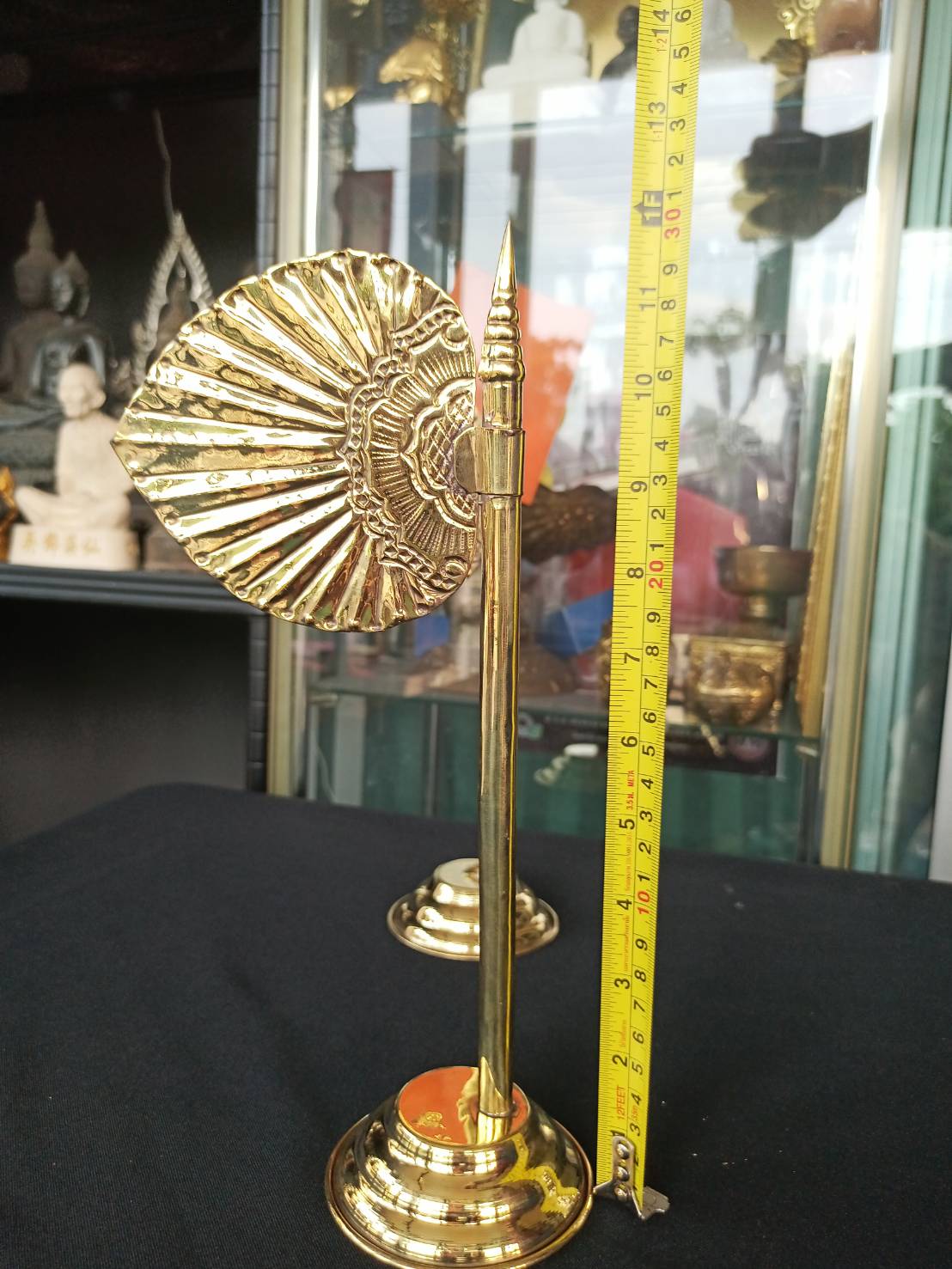 พัดโบกคู่ดุลลาย