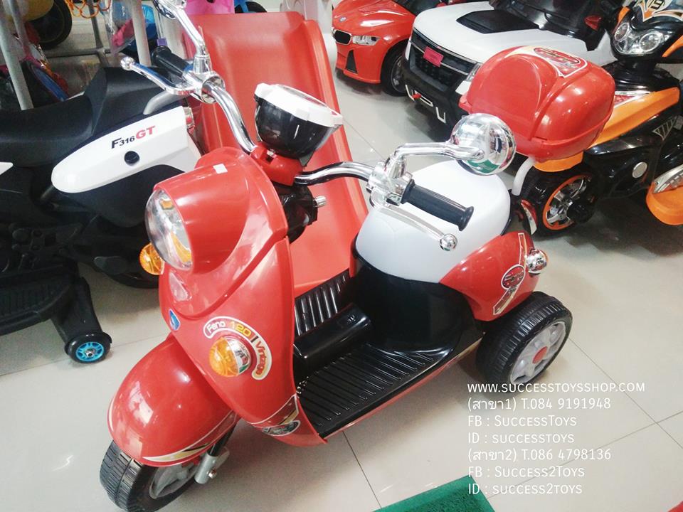 TD3141R รถมอเตอร์ไซค์ฟีโน่ใหญ่ มี 6 สี ชมพู เขียว ส้ม ฟ้า ขาว แดง(สีใหม่)