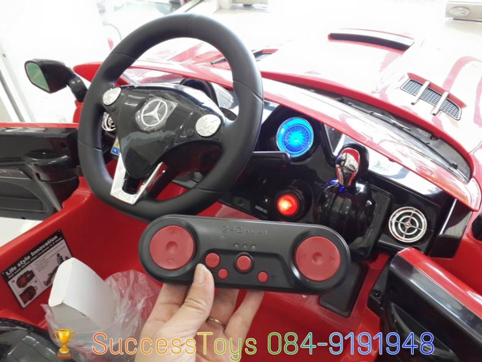 รถเบนซ์พวงมาลัยพาวเวอร์ รุ่น sx3132 สีแดง
