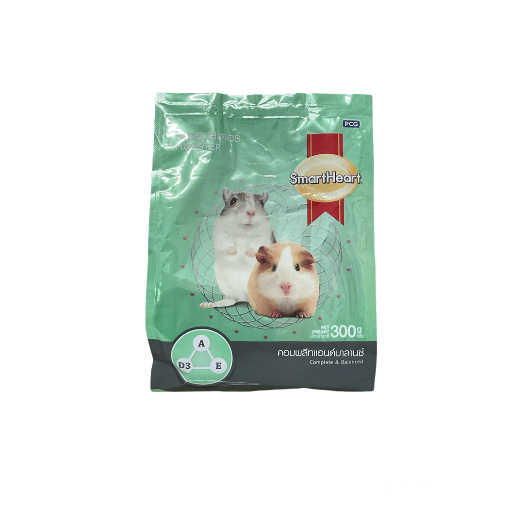 SmartHeart หนูแฮมเตอร์ คอมพลีทแอนด์บาลานซ์ 300g.