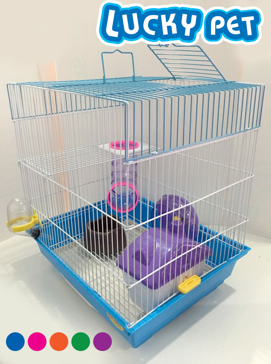 กรงแฮมเตอร์ Shobi*5 ขนาด กว้าง26 ยาว32.5 สูง37 ซม.