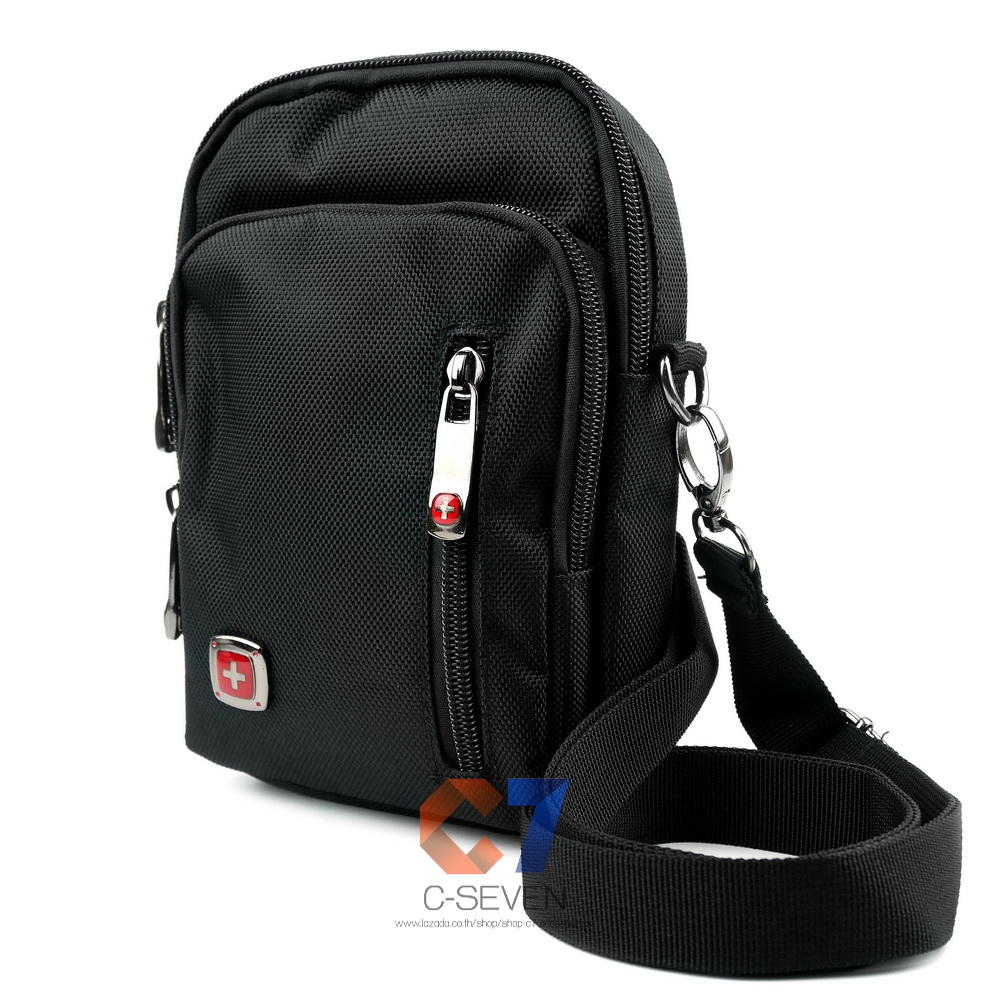 DAKAR กระเป๋าหนังคาดเอว สะพายข้าง ใบใหญ่ แนวตั้ง ใส่มือถือขนาด 5 - 6.7 นิ้ว (0623)