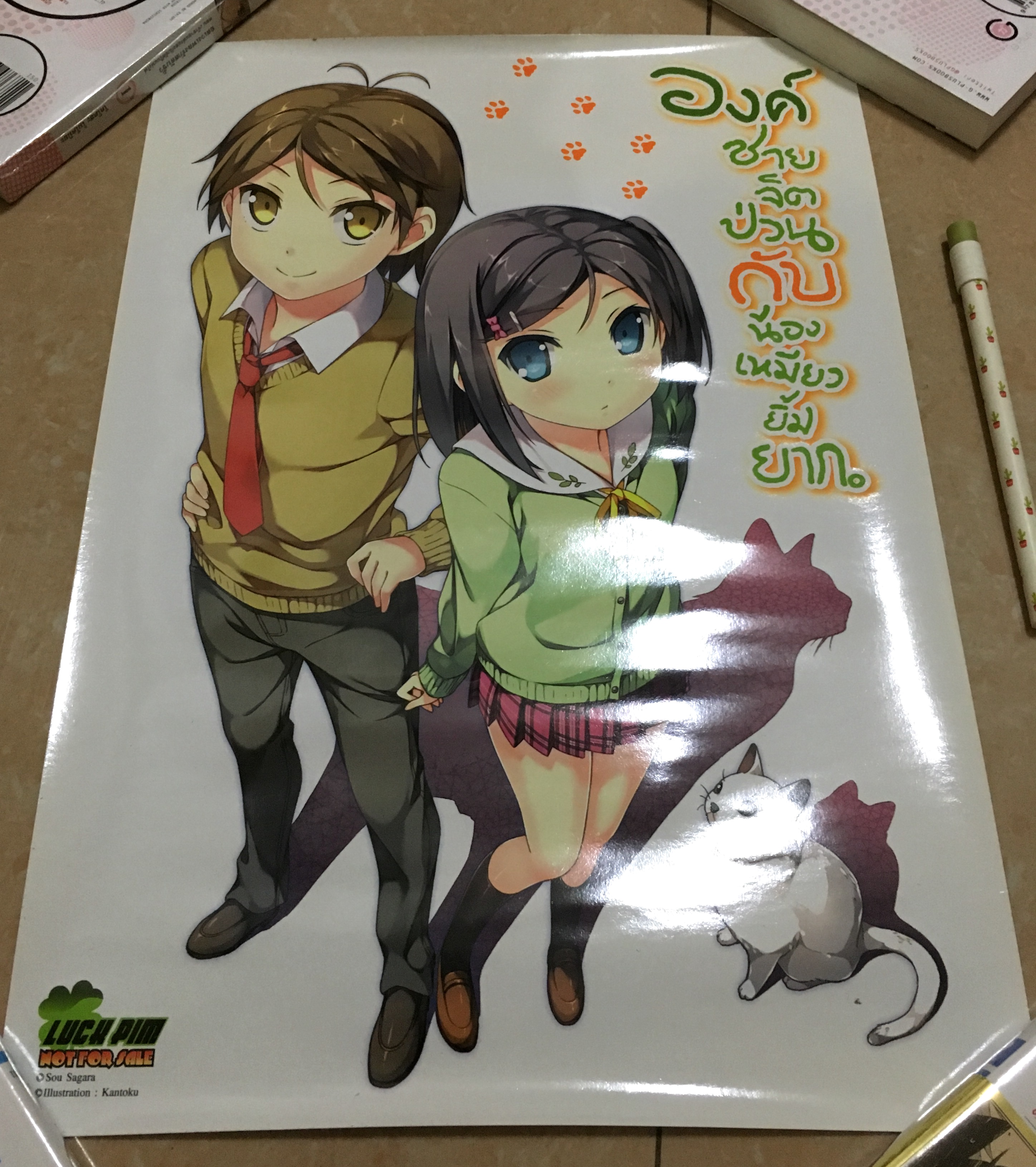 โปสเตอร์องค์ชายจิตป่วนกับน้องเหมียวยิ้มยาก