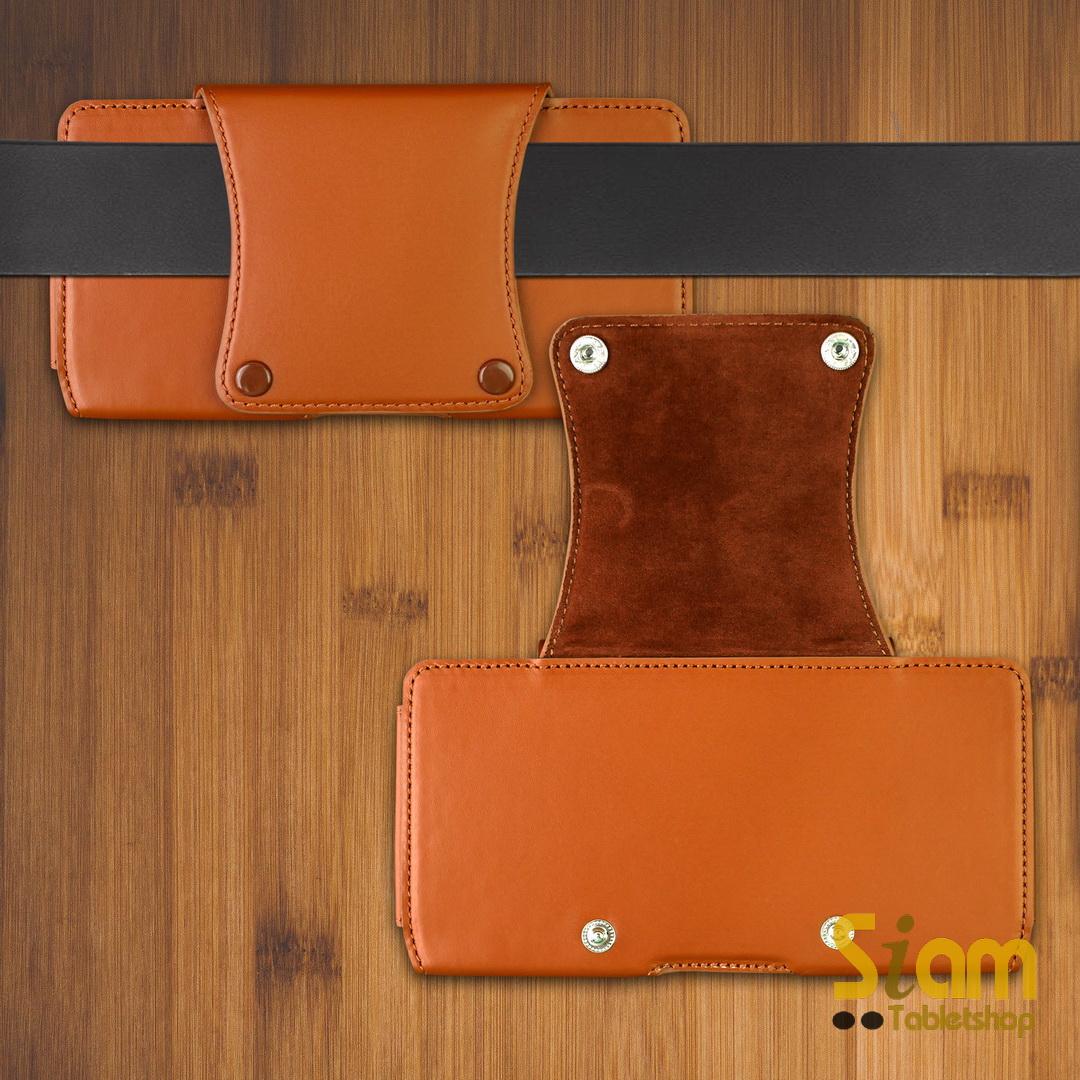 กระเป๋า คาดเอว หนังวัว สำหรับ มือถือ 5.5 - 6.7 นิ้ว สไตล์อิตาลี