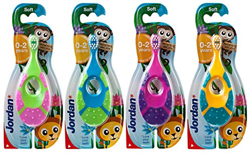 แปรงสีฟันจอร์แดน Jordan Step 1 สำหรับเด็กอายุ 0 - 2 ปี