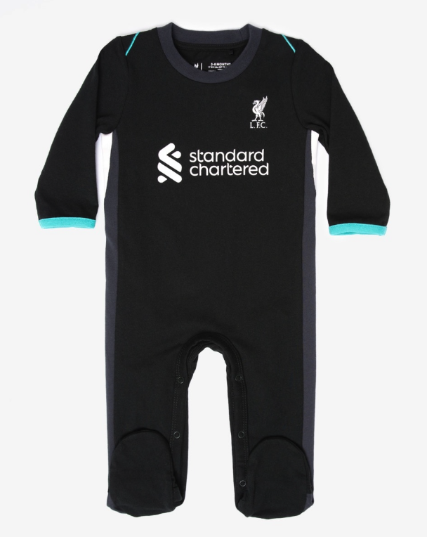 เสื้อเด็กลิเวอร์พูล BBaby 24/25 Away Sleepsuit ของแท้