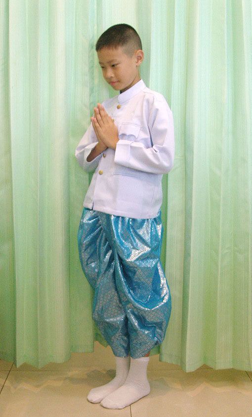 ชุดไทย ราชประแตน เด็กชาย มีหลายขนาด