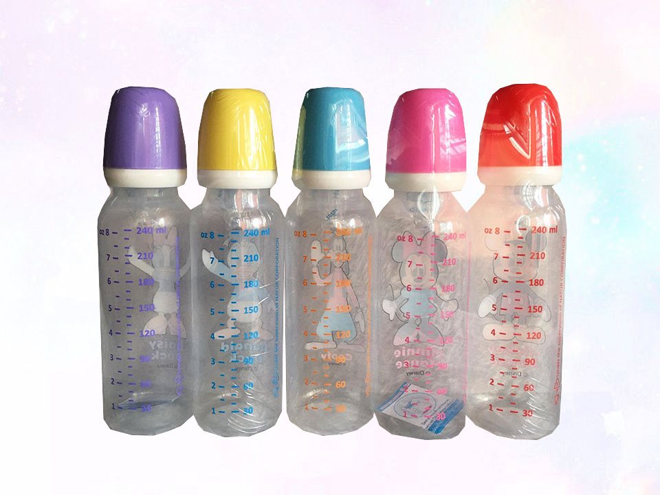 ขวดนมเนเจอร์ มิกกี้มินนี่ 8 ออนซ์ แพ็ก5 ขวด