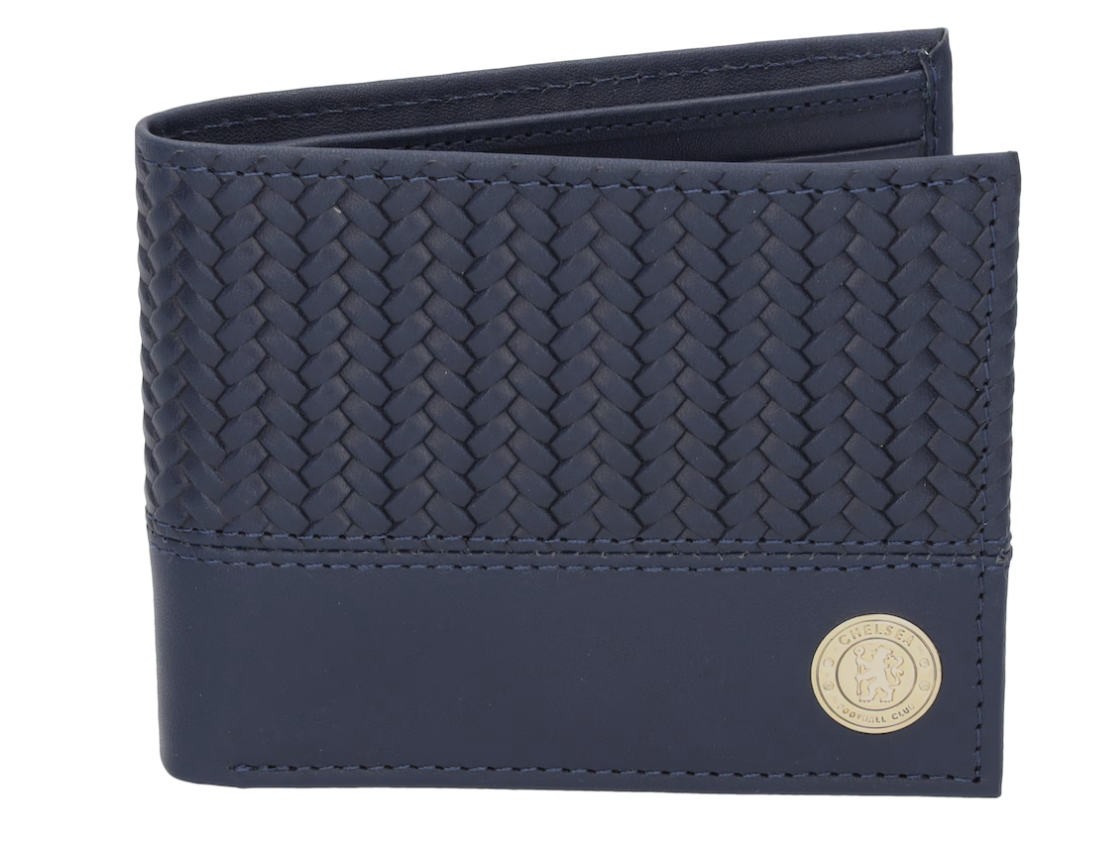 กระเป๋าสตางค์ที่ระลึกเชลซี Leather Wallet with Crest Emblem ของแท้