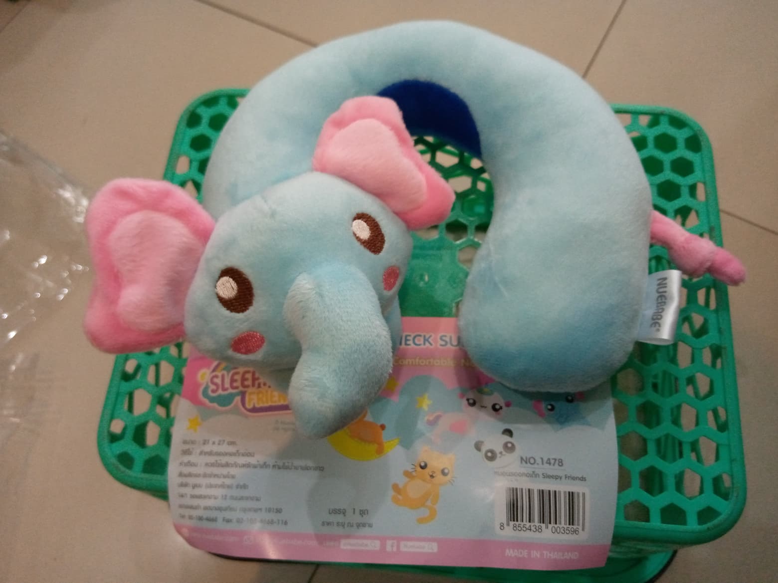 หมอนรองคอเด็กทารก 0-12 เดือน Nuebabe