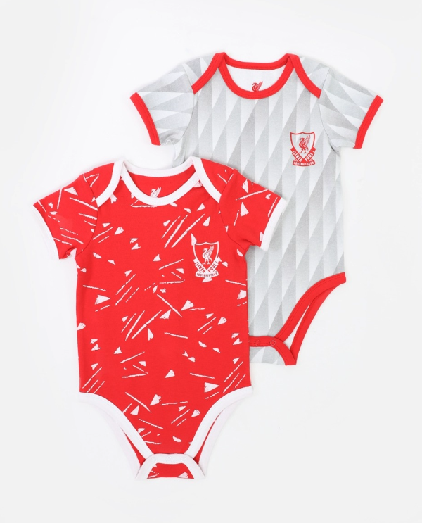 เสื้อเด็กลิเวอร์พูล Baby 2 Pack Retro Body Suits ของแท้