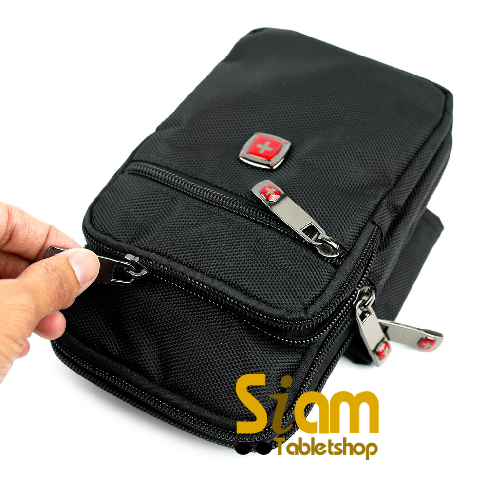 DAKAR กระเป๋าหนังคาดเอว แนวตั้ง ใส่มือถือขนาด 5 - 6.7 นิ้ว (053)