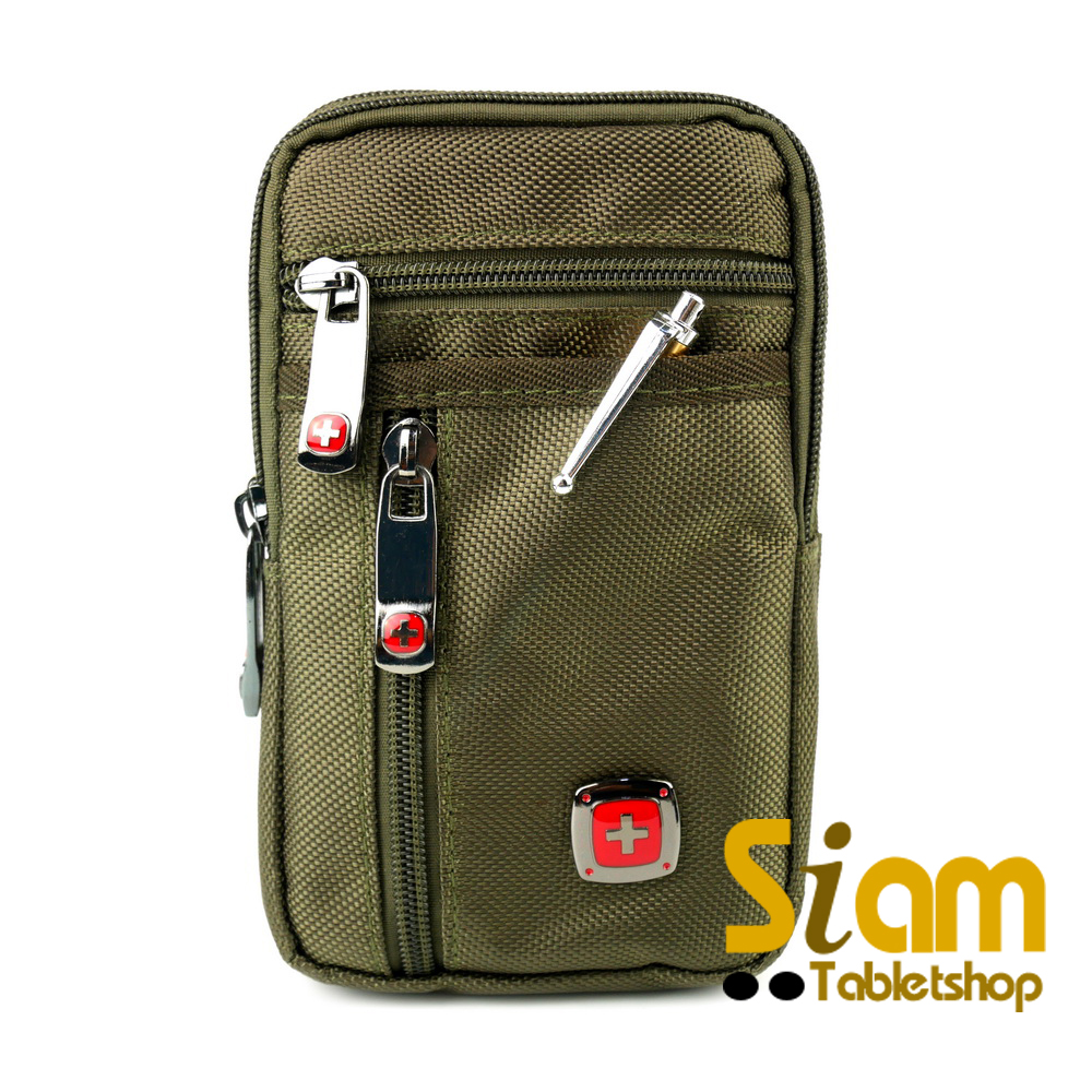 DAKAR กระเป๋าหนังคาดเอว แนวตั้ง ใส่มือถือ (0668)