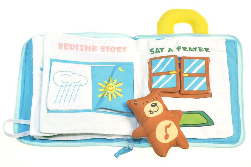 หนังสือนิทานผ้า ขยับตัวละครได้