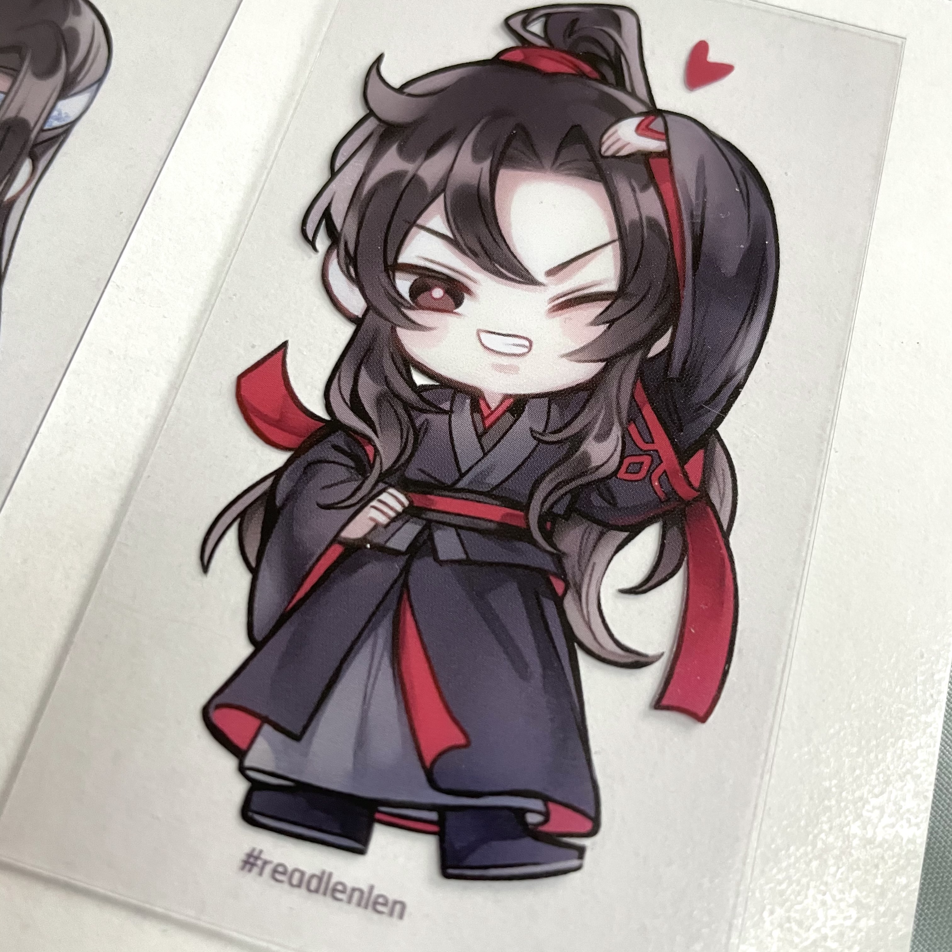 การ์ดใสแบบบางปรมาจารย์ลัทธิมาร 2 ใบ ร้าน Readlenlen