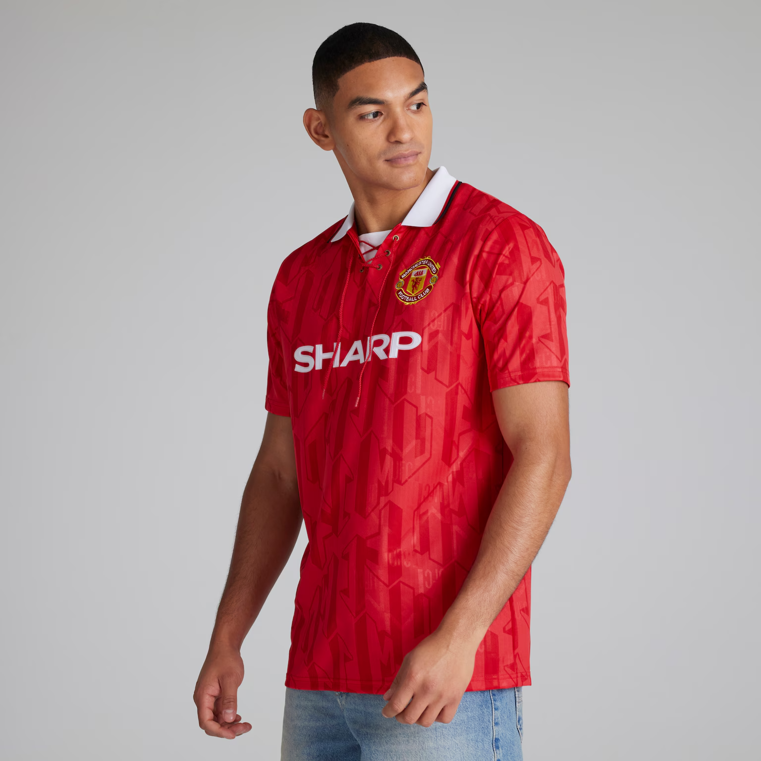 เสื้อย้อนยุคแมนเชสเตอร์ ยูไนเต็ด 1992-94 Retro Home ของแท้