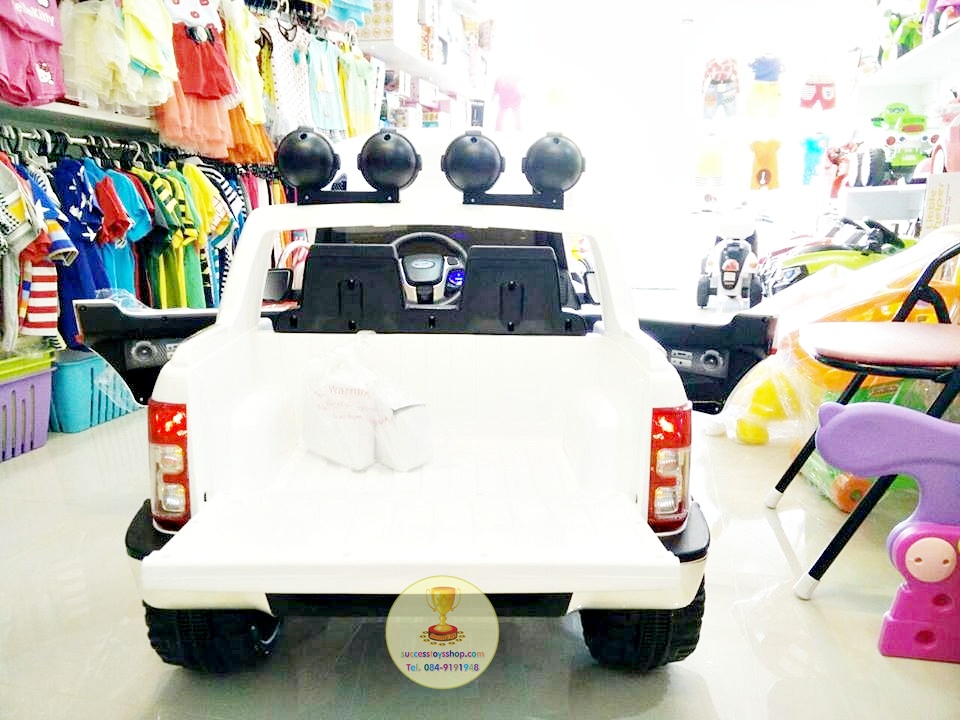 DK3646OR รถแบตเตอรี่ รถกระบะฟอร์ด FORD RANGER 2มอเตอร์ แบต 12V มีโช๊ค มี5สี แดง ขาว ดำ ส้ม ชมพู