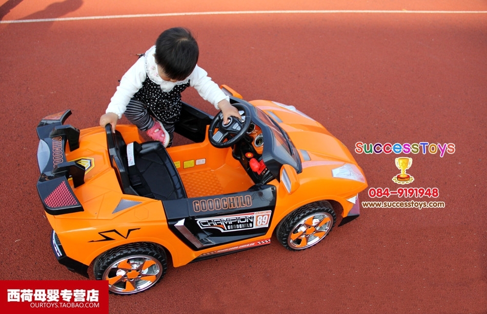 รถแบตเตอรี่เด็กนั่งไฟฟ้า รุ่น BC3089 รถแลมโบกินี่ 2 มอเตอร์ +2 แบต + SD การ์ดได้ + ล้อพลาสติก
