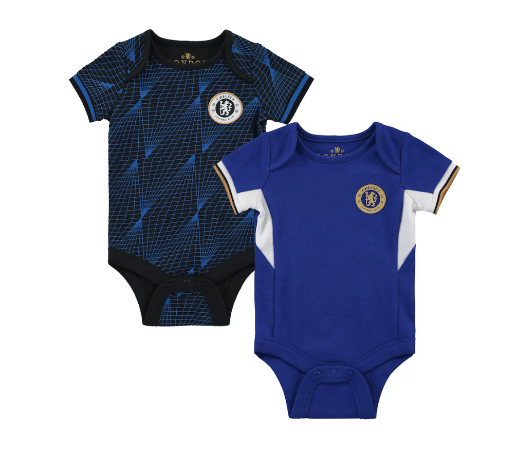 ชุดบอดี้สูทเด็กเชลซี 23-24 Kit 2 PK Bodysuits มี 2 ชิ้นของแท้