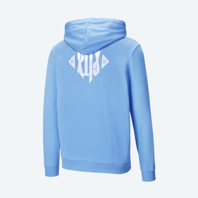 เสื้อฮู้ดแมนเชสเตอร์ ซิตี้ FtblCulture Zip Up Hoodie สีฟ้าของแท้