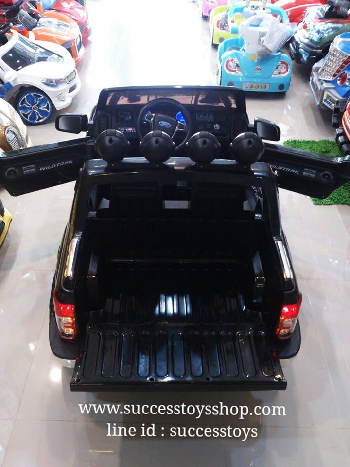 DK3646OR รถแบตเตอรี่ รถกระบะฟอร์ด FORD RANGER 2มอเตอร์ แบต 12V มีโช๊ค มี5สี แดง ขาว ดำ ส้ม ชมพู